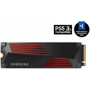 Samsung 990 PRO w Heatsink PCIe® 4.0 NVMe™ M.2 (2280) SSD 1TB MZ-V9P1T0  Compatible with Playstation 5