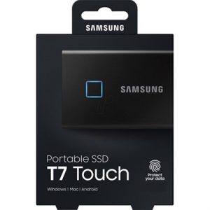 Samsung Portable SSD T7 TOUCH USB 3.2 1TB (Black) MU-PC1T0KWW