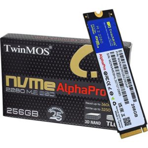 TwinMOS AlphaPro 256GB NVMe M.2 2280 SSD  NVMe256GB2280AP