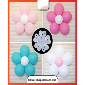 6Pcs Flower Shape Balloon Clip