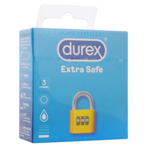 Durex Extra Safe Condom, 3-Pack