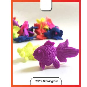 20 Pcs Water Growing Goldfish Toy