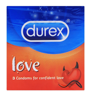 Durex Love Condoms 3-Pack