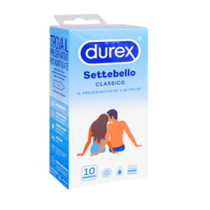 Durex Settebello Classico Condoms, 10-Pack