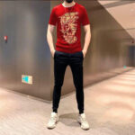 Red Tracksuit Shirt Trouser