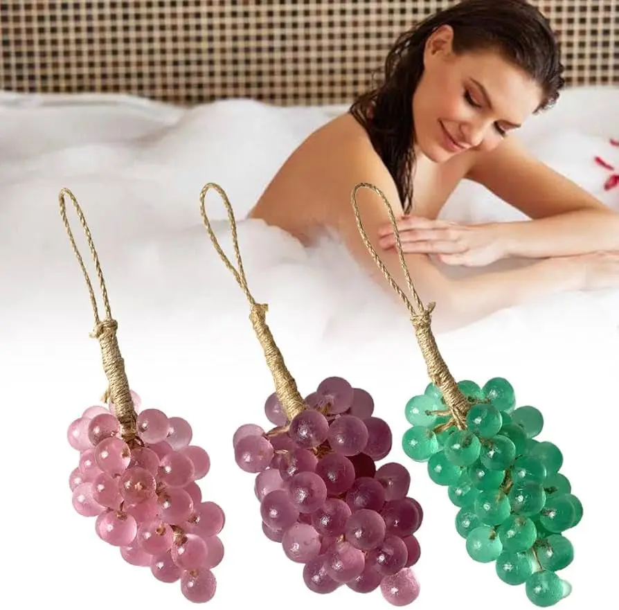 Organic Soap Handmade Grape Shape