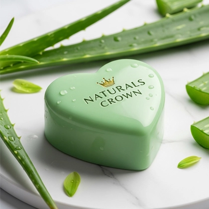 Naturals Crown Aloe Vera Soap – Deep Hydration, Soothing & Skin Repair Bar - Image 2