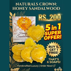 Naturals Crown Honey Sandalwood Soap
